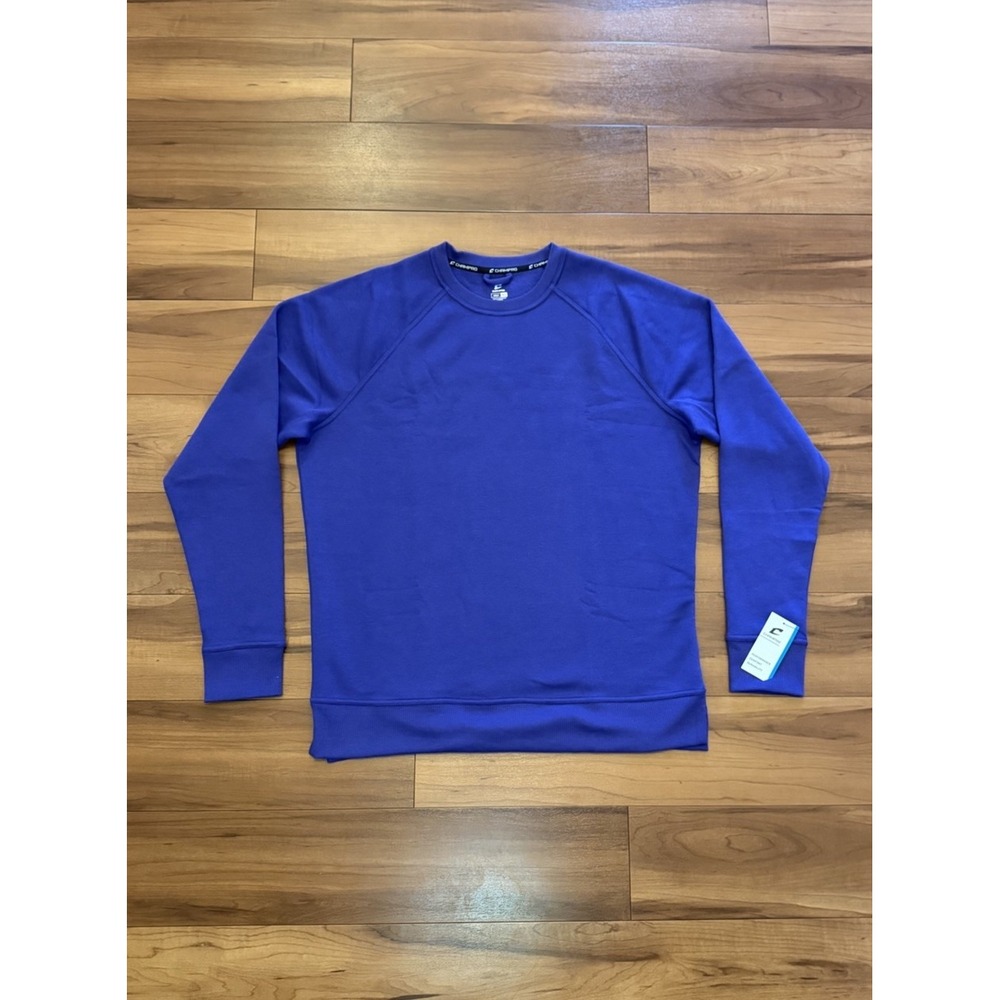 NWT Champro Long Sleeve Crewneck Sweatshirt Stretch Purple Unisex Adult Size XL